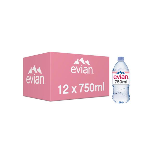 Evian Still Mineral Water   12 x 750ml GOODS M&S   