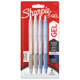 Sharpie gel pens 4 pack black and blue, imported from the UK