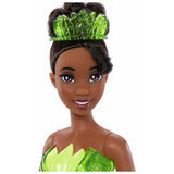 Disney Princess Tiana fashion doll with sparkling outfit and accessories (British brand)