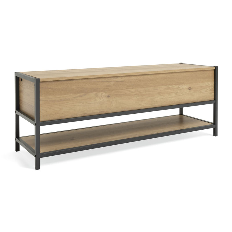 Argos Home oak shoe storage bench (British brand)