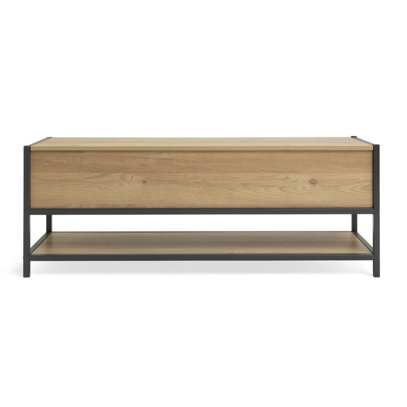 Argos Home oak shoe storage bench (British brand)