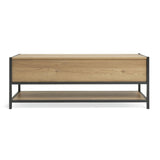 Argos Home oak shoe storage bench (British brand)