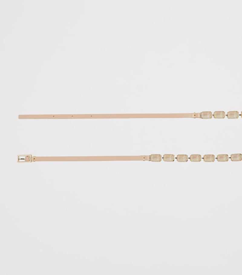 Max Mara leather embellished belt, imported from the UK
