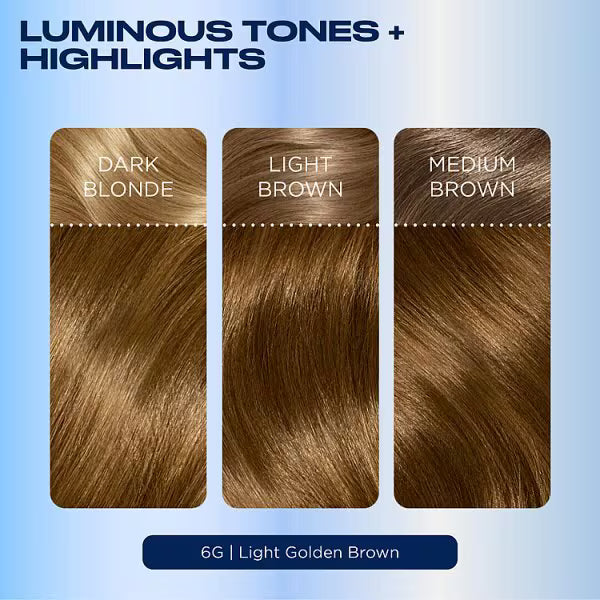 Clairol Nice'n Easy hair dye 6G Light Golden Brown - British product