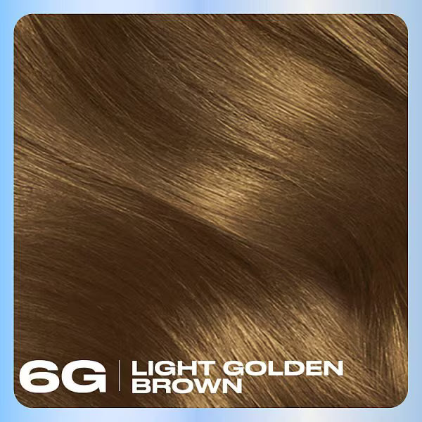 Clairol Nice'n Easy hair dye 6G Light Golden Brown - British product