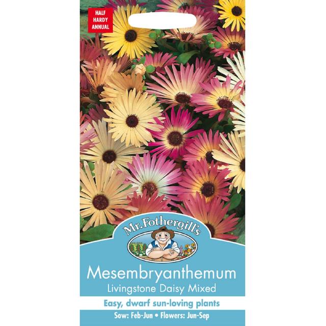 Mr Fothergills Mesembryanthemum Livingstone Daisy Seeds