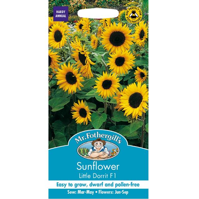 Mr Fothergills Sunflower Little Dorrit F1 Seeds GOODS M&S   