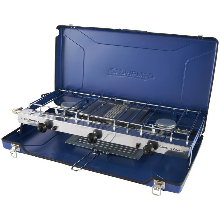 Campingaz Camping Chef double burner camping stove, UK version