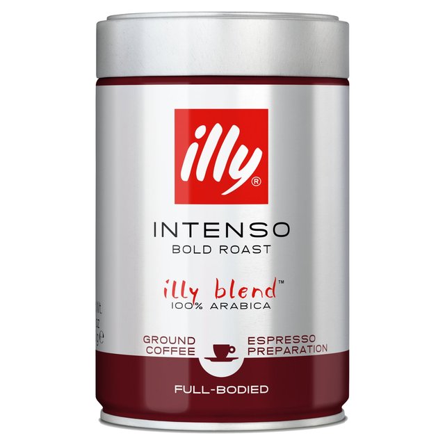 illy Espresso Caffe Macinato Dark Ground Roasted Coffee   250g GOODS M&S   