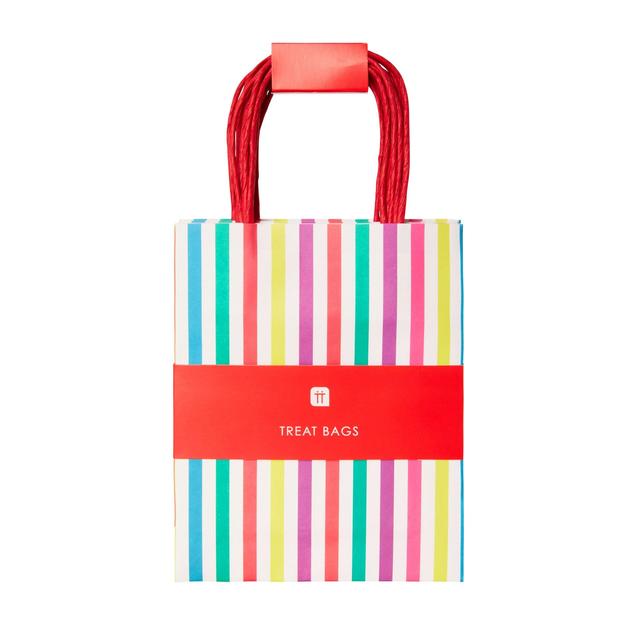 Talking Tables Striped Rainbow Party Bags   8 per pack