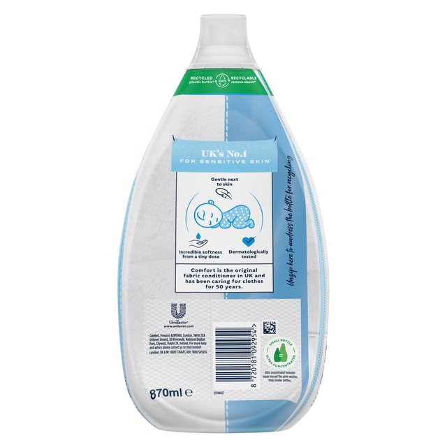 Comfort Ultra Concentrated Fabric Conditioner Pure 58 Wash   870ml GOODS M&S   