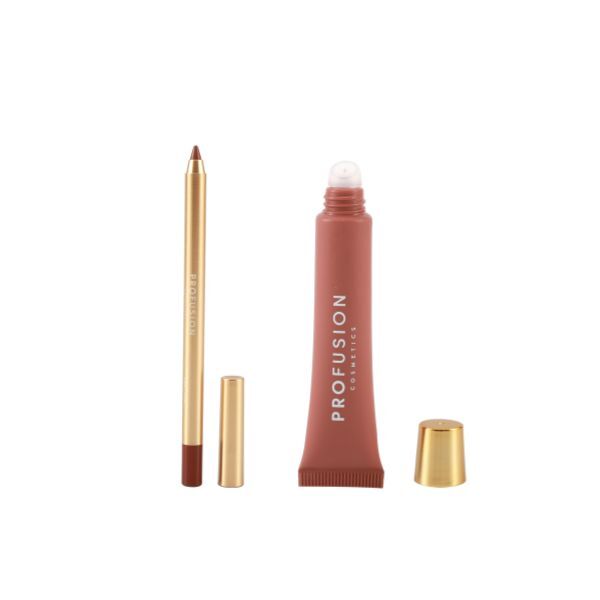 Profusion Cosmetics Cashmere Lip Duo in Cozy Chai, UK version