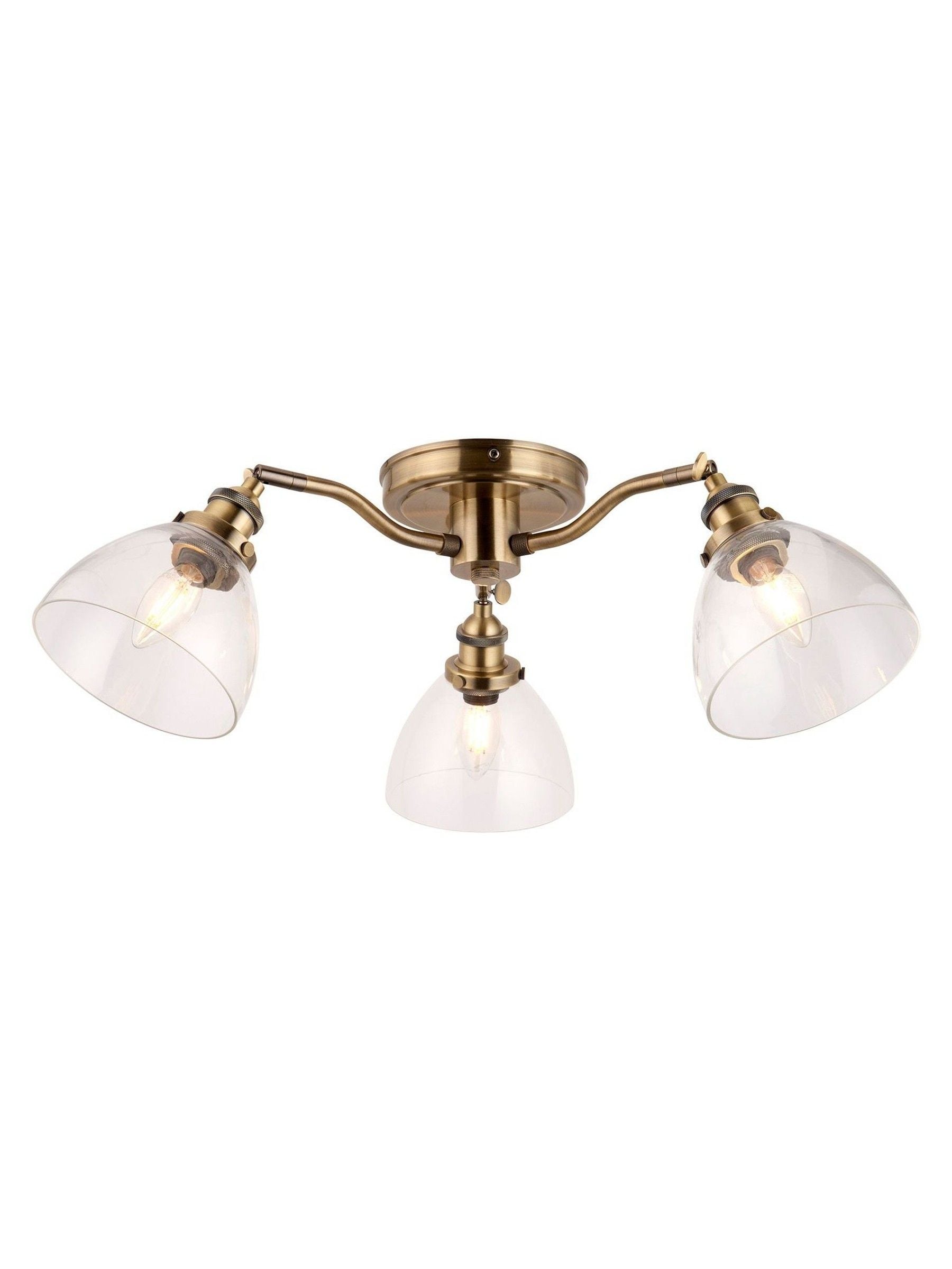 Gallery Home antique brass ceiling light, UK version