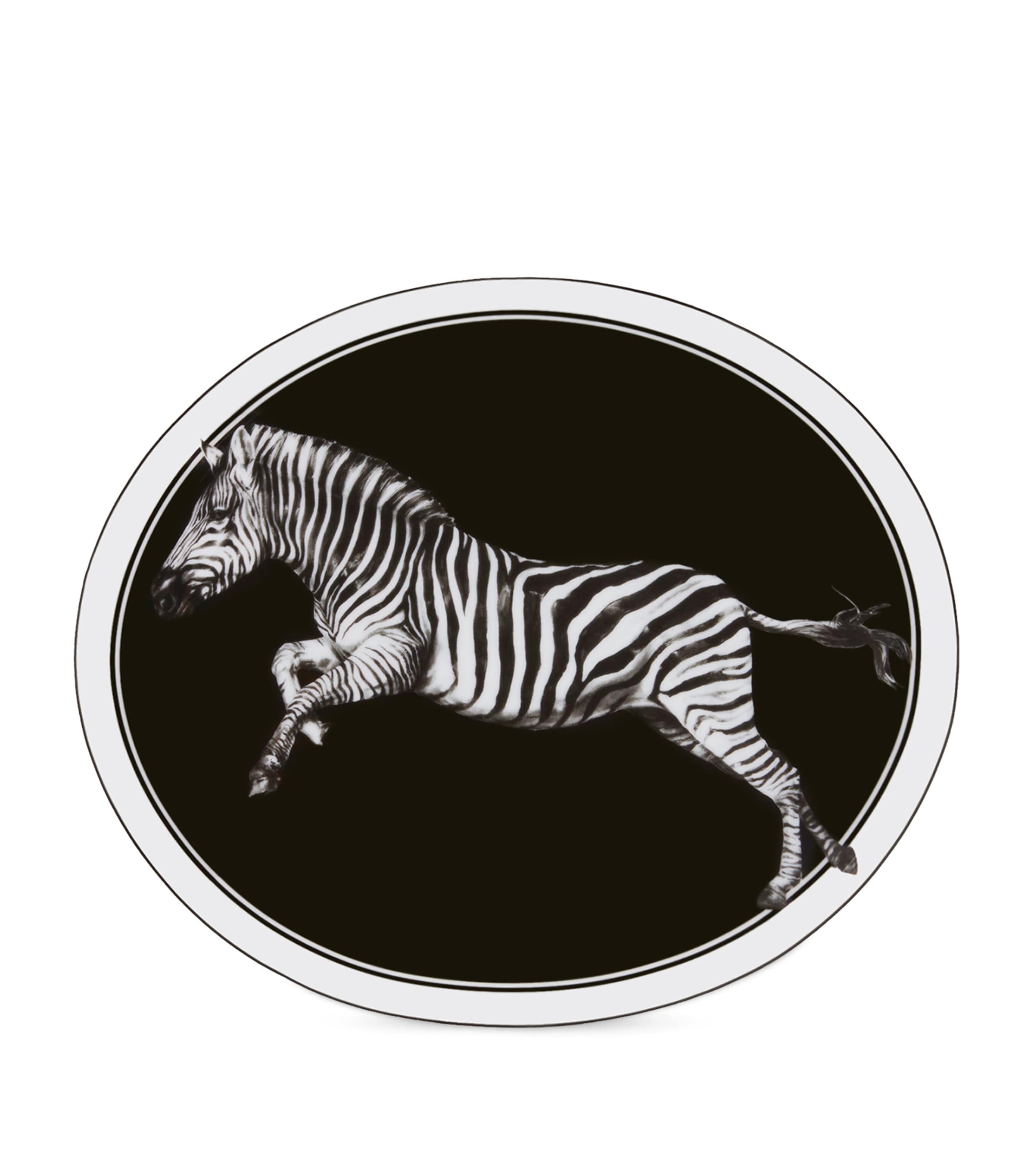 Dolce&Gabbana serving plate zebra design 45.5cm - British product