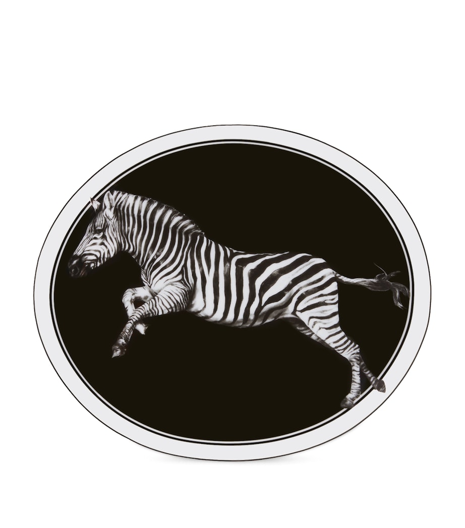 Dolce&Gabbana serving plate zebra design 45.5cm - British product