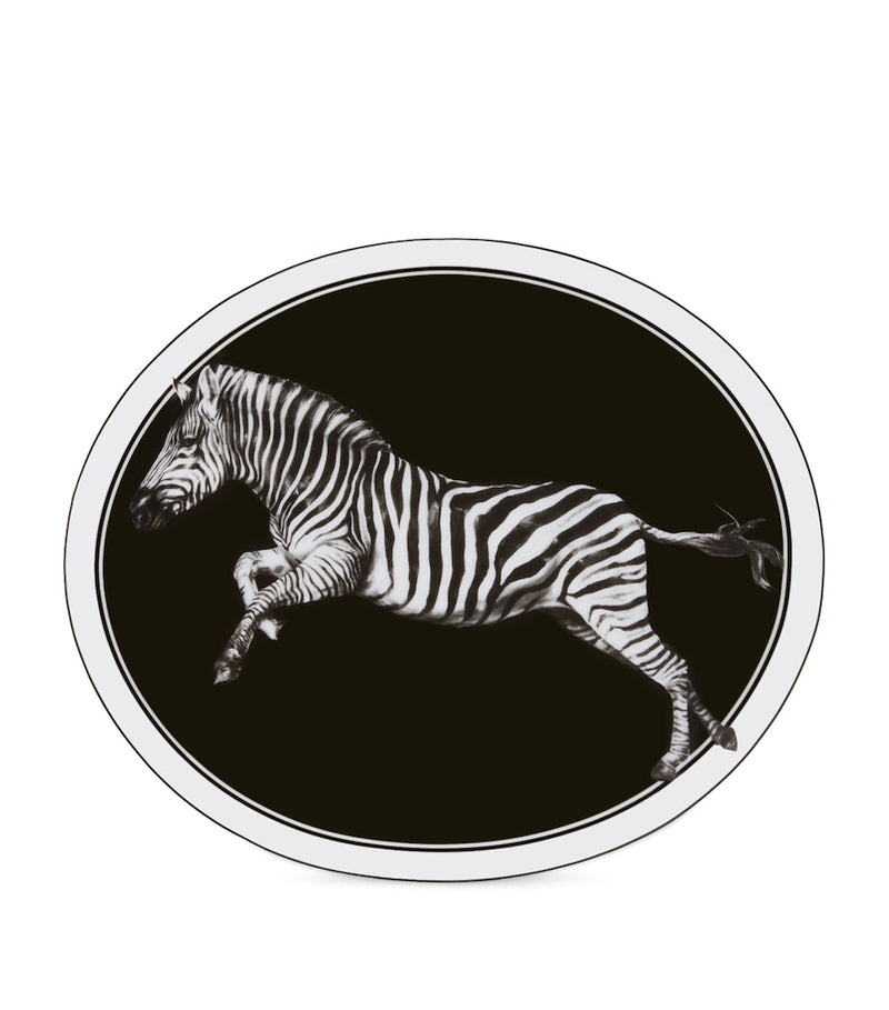 Dolce&Gabbana serving plate zebra design 45.5cm - British product