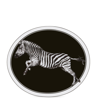 Harrods Dolce&Gabbana Casa Porcelain Zebra Serving Plate 45.5cm - اشترِ عبر الإنترنت من McGrocer