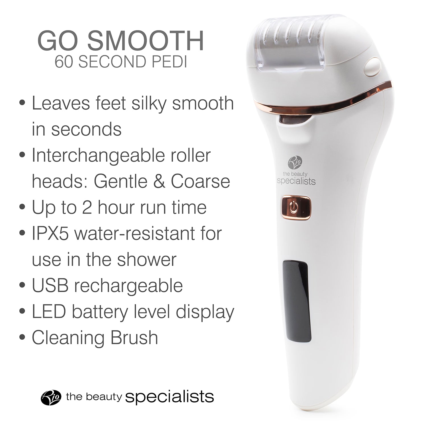 Rio Go Smooth foot file hard skin remover - British product