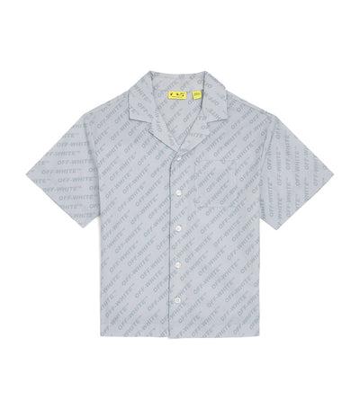 Harrods Off-White Kids Logo Bowling Shirt (4-12+ Years)- Buy online at McGrocer