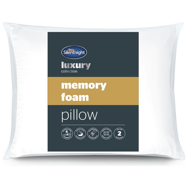 Silentnight memory foam medium pillow - British product