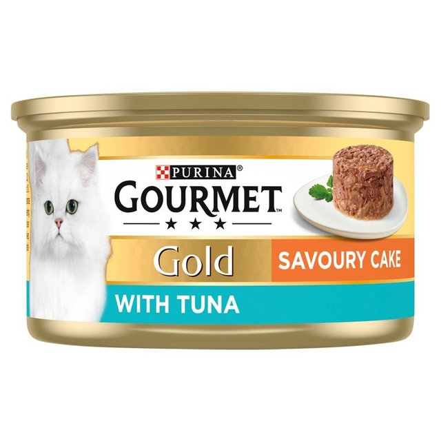 Gourmet Gold Savoury Cake Tuna Wet Cat Food   85g GOODS M&S   