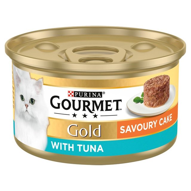 Gourmet Gold Savoury Cake Tuna Wet Cat Food   85g GOODS M&S   