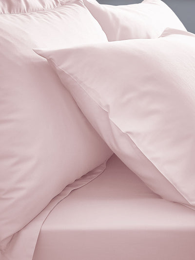 Bianca Drap-housse Plat Percale Coton 200 fils Rose Blush Extra Profond Next - Acheter en ligne chez McGrocer