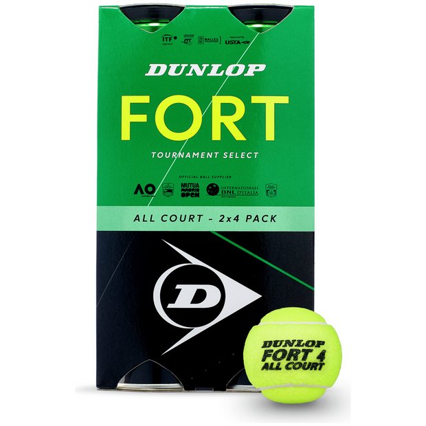Dunlop Fort Court tennis balls 8 (British brand)