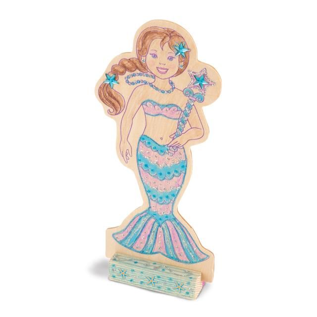 Melissa & Doug Reusable Stickers Mermaid 4yrs+ GOODS M&S   