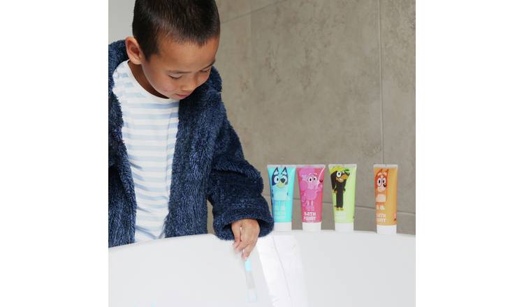 Bluey bath paint set with brush 4x100ml (British brand)