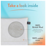 Slumberdown Wonderful Wool Medium Weight Duvet - Double