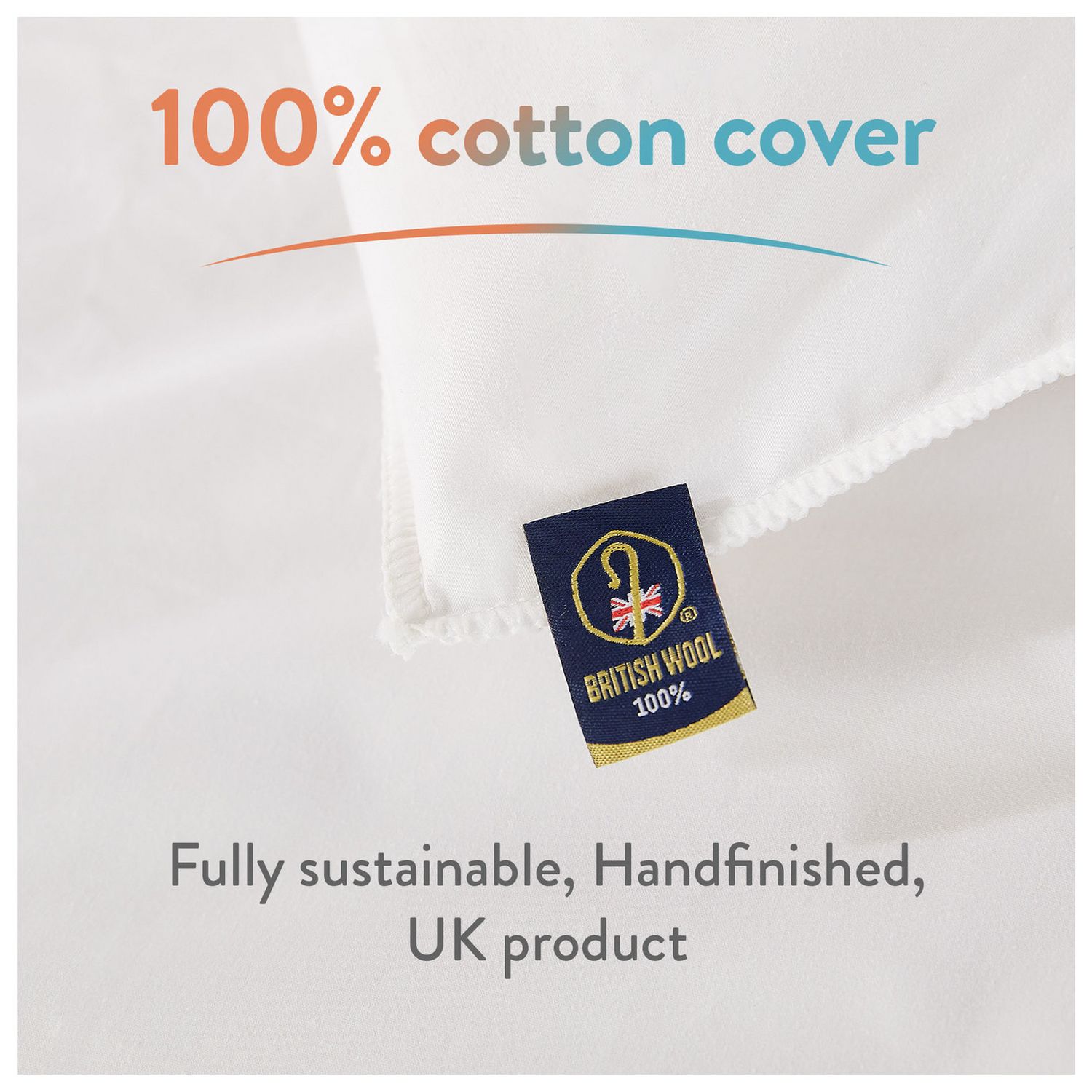 Slumberdown Wonderful Wool Medium Weight Duvet - Double