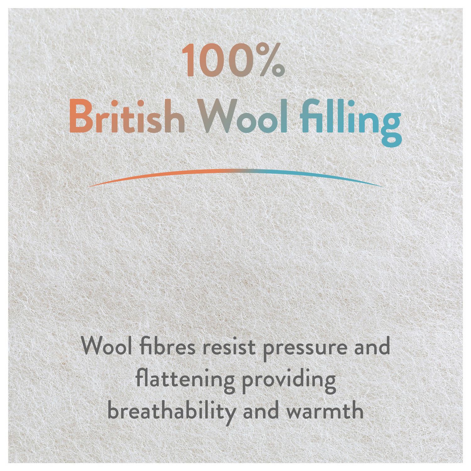 Slumberdown Wonderful Wool Medium Weight Duvet - Double