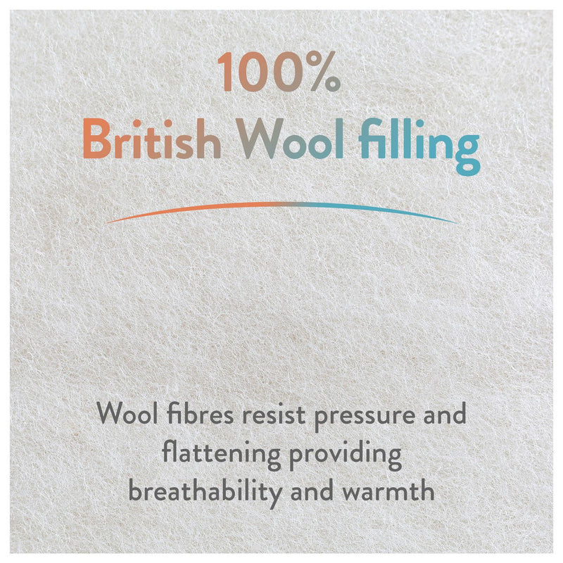 Slumberdown Wonderful Wool Medium Weight Duvet - Double