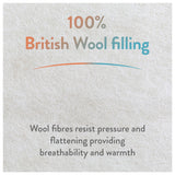 Slumberdown Wonderful Wool Medium Weight Duvet - Double