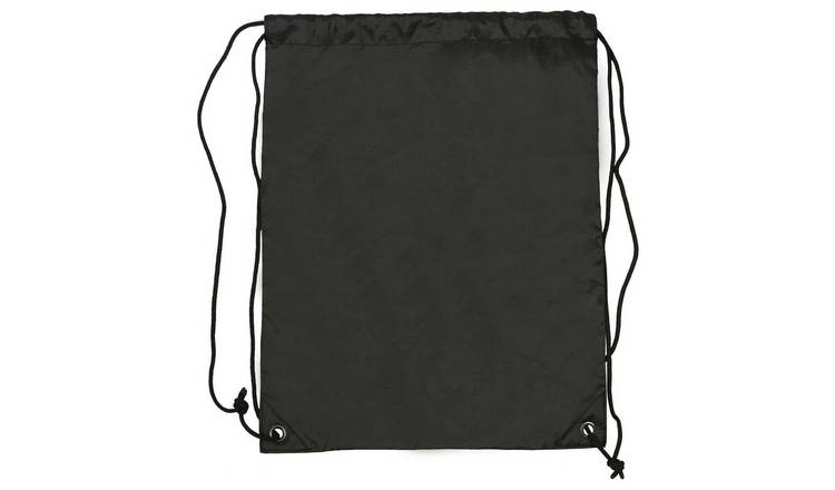 Black Gym Sack 8 litre capacity (British brand)