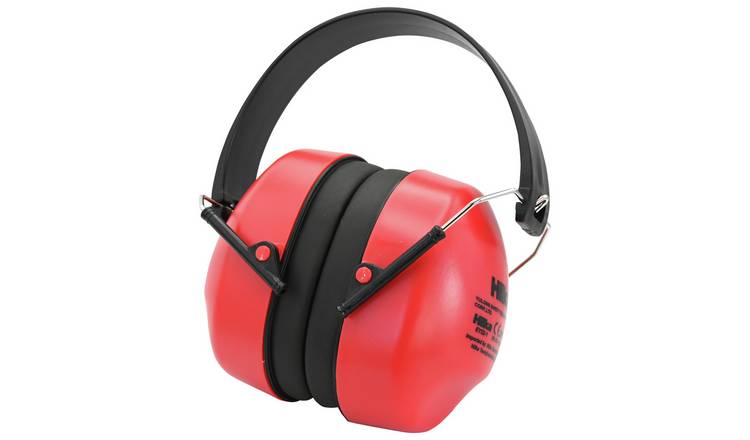 Hilka ear defenders collapsible red - British product