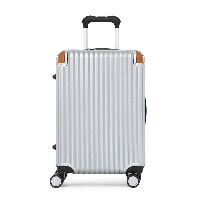 Schweizer Militär 51cm Hartschalen-Handgepäckkoffer Silber, importiert aus Großbritannien