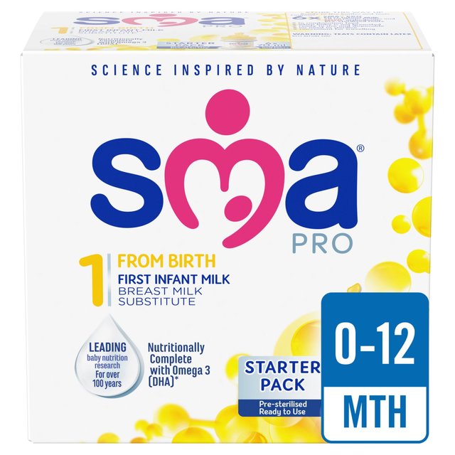 SMA PRO First Infant Milk From Birth Starter Pack    6 x 70ml GOODS M&S   