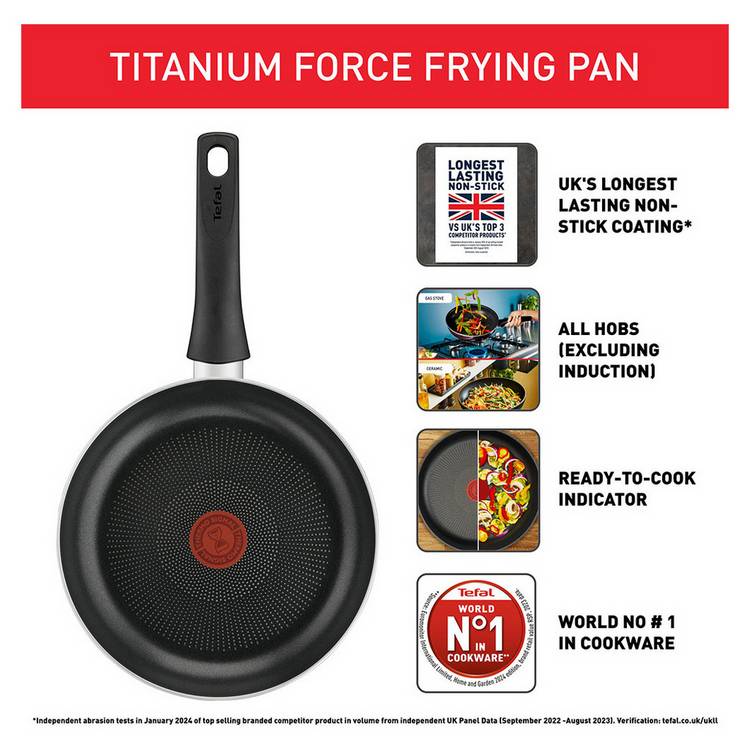 Tefal Titanium Force Frying Pan 32cm, imported from the UK