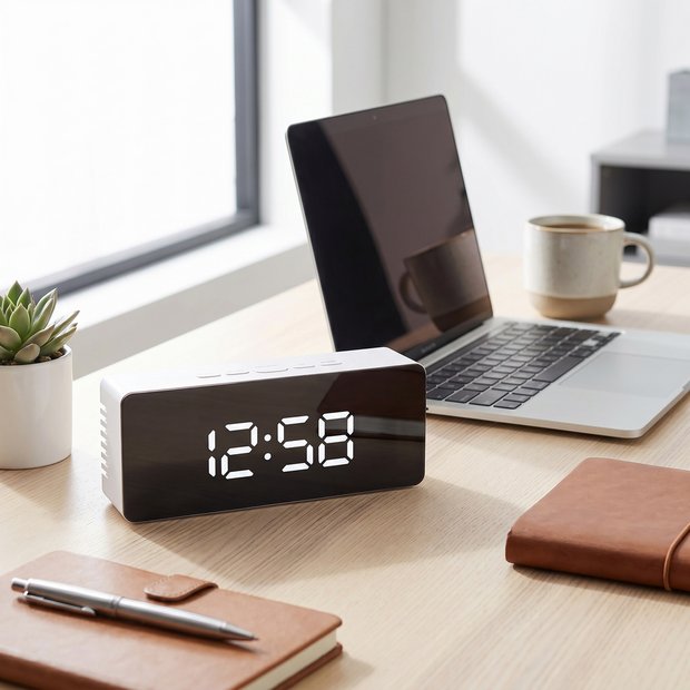 Acctim Medina digital LED alarm clock, imported from the UK