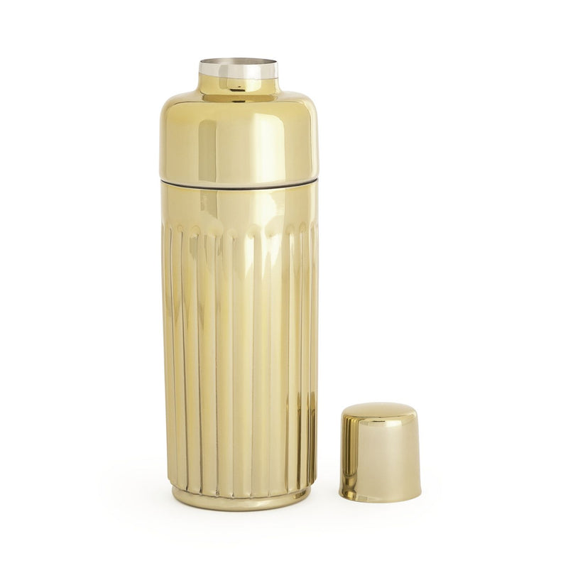 Habitat Gold Tone Cocktail Shaker steel barware (British brand)