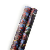 Marvel Spiderman wrapping paper set 2 rolls - British product