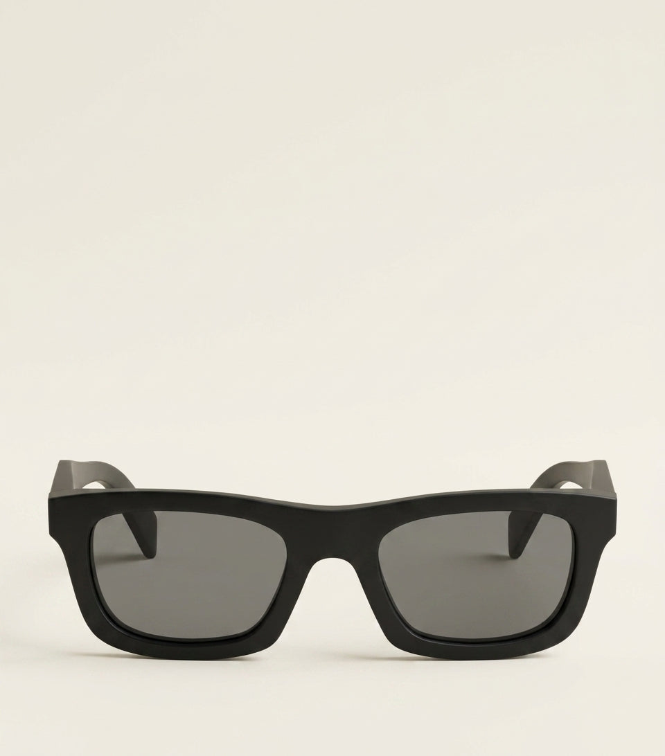 Prada acetate rectangular sunglasses with iconic logo (British brand)