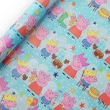 Peppa Pig wrapping paper set two rolls 6m each - British product