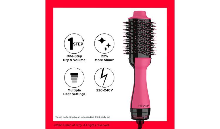 Revlon One-Step Hair Styler and Volumiser, imported from the UK