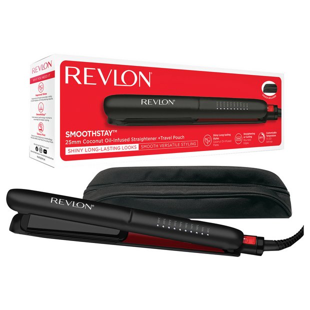 Revlon SmoothStay hair straightener Black (British brand)