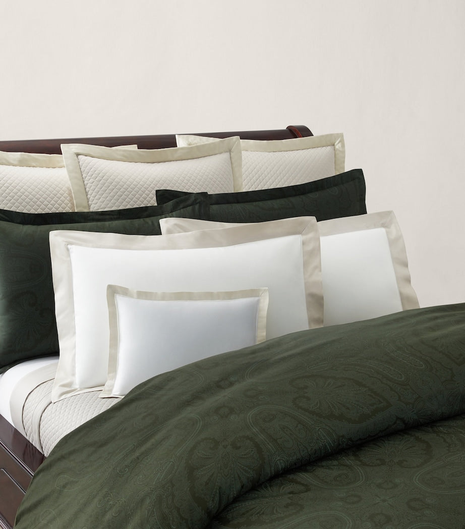Ralph Lauren Oxford pillowcase with paisley pattern, 50cm x 75cm, imported from the UK