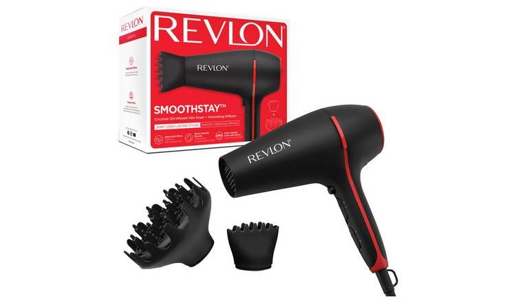 Revlon RVDR5317 Smoothstay Hair Dryer with Diffuser