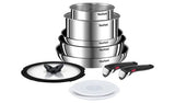 Tefal Ingenio Emotion 10 stykke rustfritt stål pannesett VARER Argos